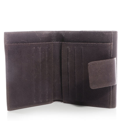 Chanel Caviar Outdoor Ligne French Wallet Brown 5 of 8