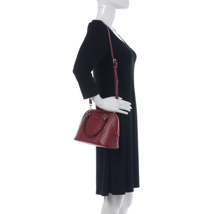 Gucci Soft Microguccissima Mini Dome Bag Rosso 2 of 9