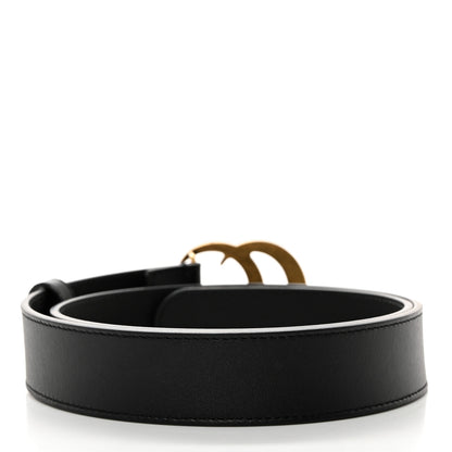 Gucci Moon Calfskin Double G 30mm Belt 75 30 Black 2 of 6