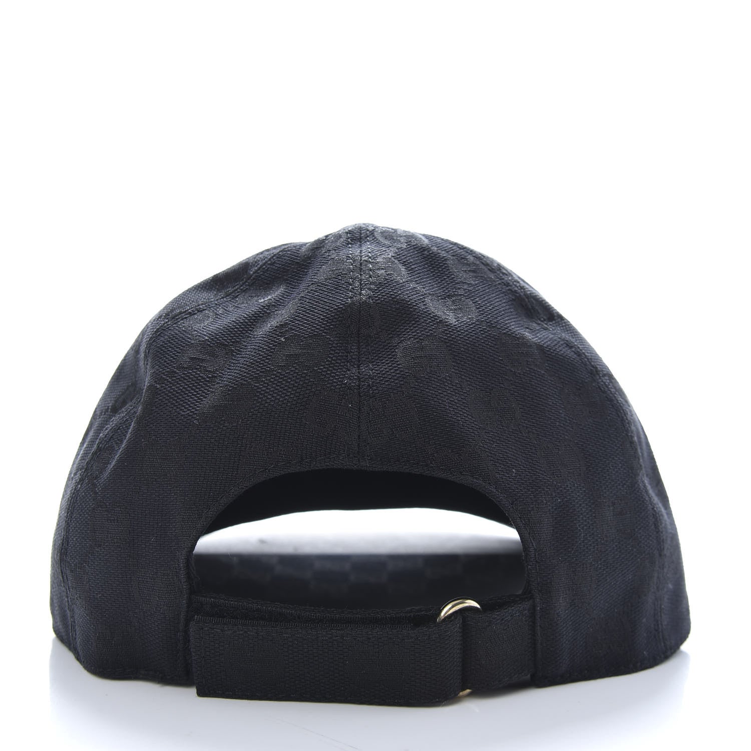 Gucci Monogram Textured Dollar Calfskin Zeno Baseball Hat M Black 5 of 8