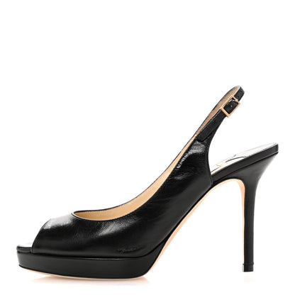 Jimmy Choo Kid Nova Slingback Pumps 35 Black 1 of 11