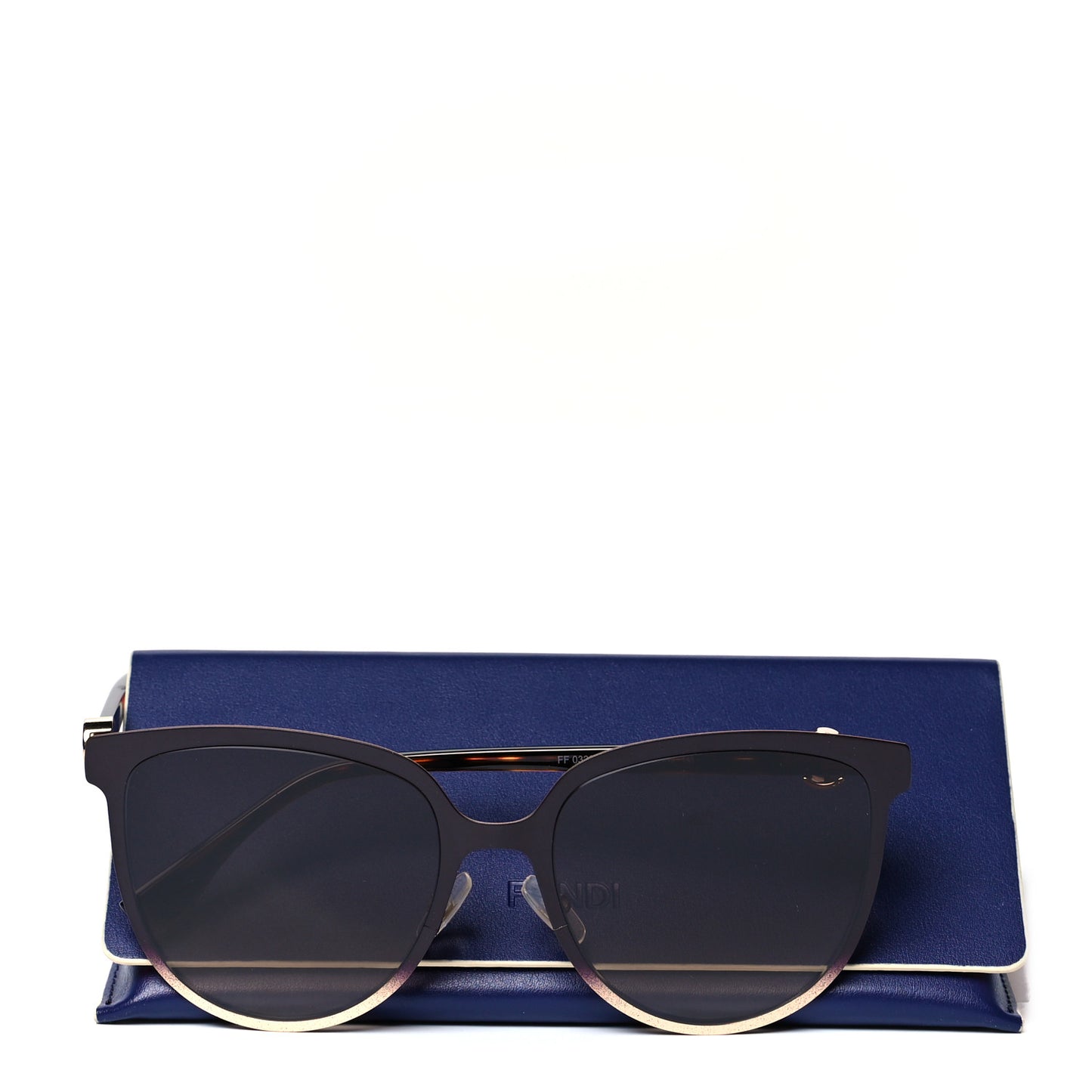 Metal F is Fendi Sunglasses FF 0328/S Havana
