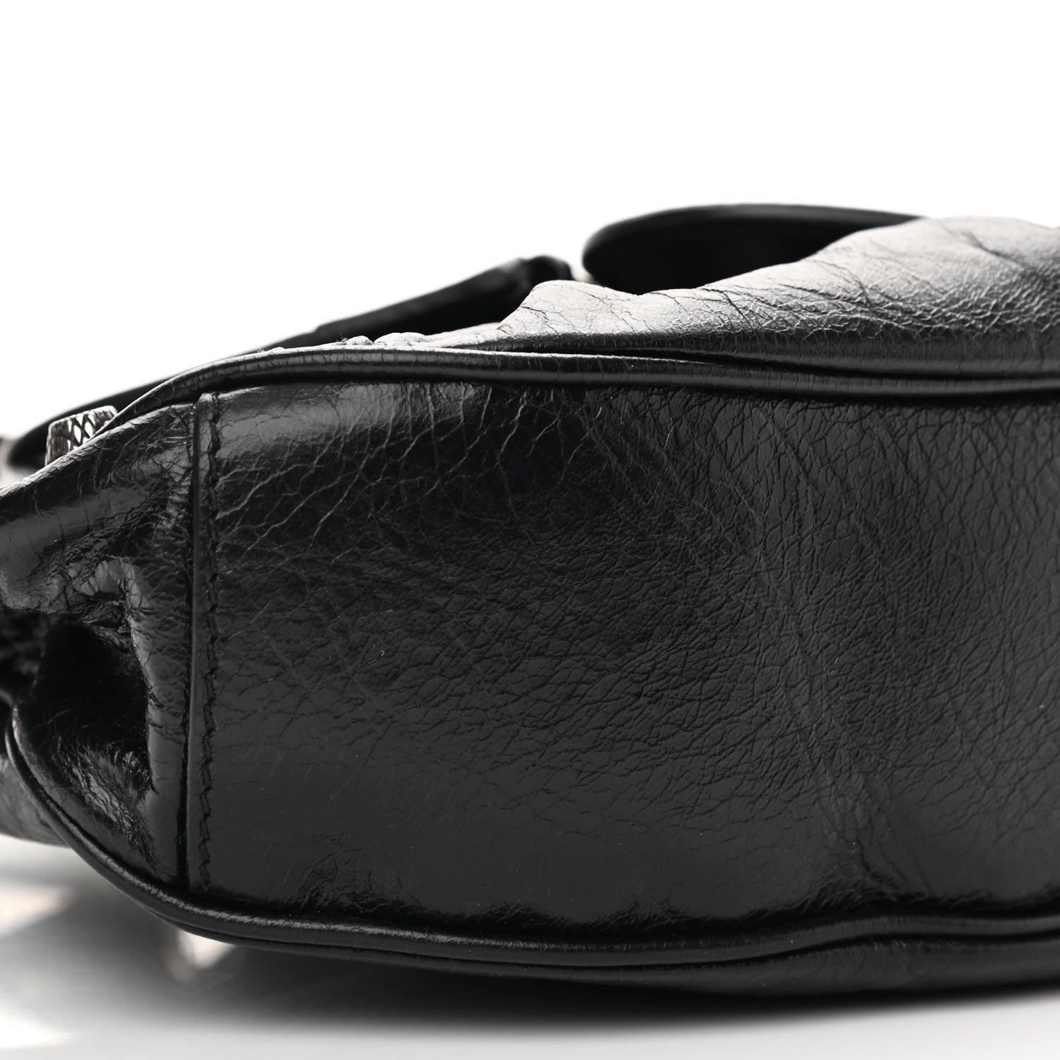 Balenciaga Agneau Arena Le Cagole Shoulder Bag XS Black 9 of 10