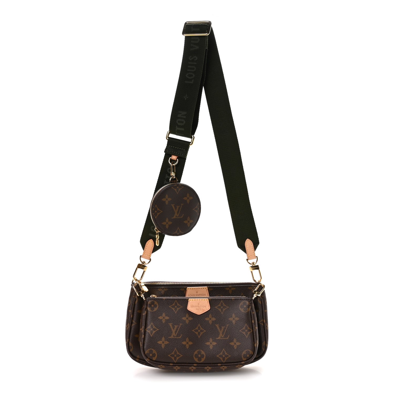 Louis Vuitton Monogram Multi Pochette Accessories Kaki 1 of 10