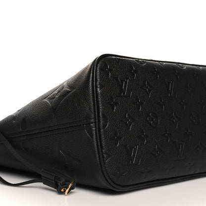 Louis Vuitton Empreinte Monogram Giant Neverfull MM Black 8 of 9