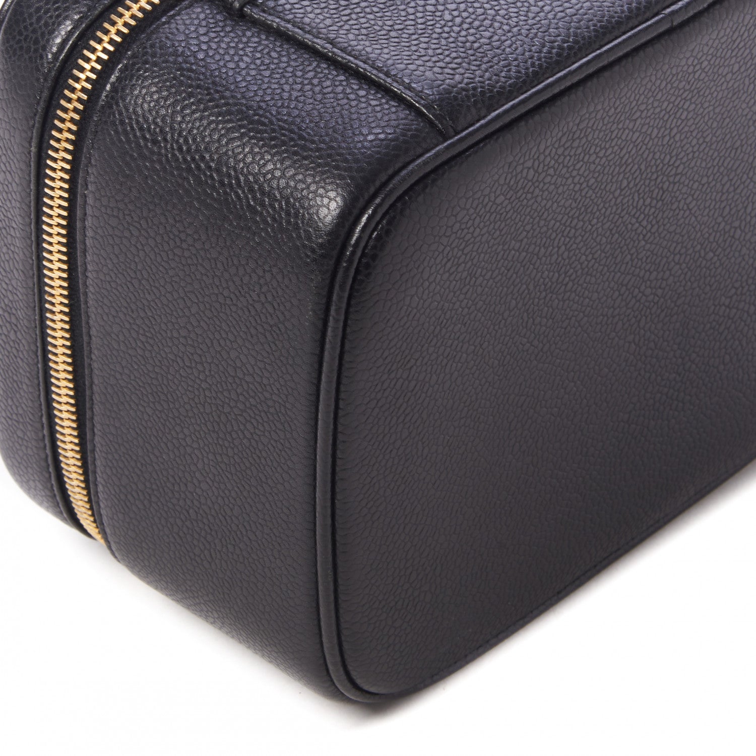 Chanel Caviar CC Vanity Cosmetic Case Black 5 of 8