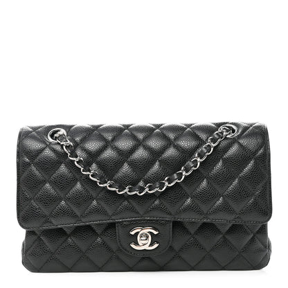 Chanel Caviar Quilted Medium Double Flap Black 1 of 10