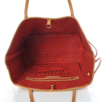 Louis Vuitton Monogram Kusama Waves Neverfull MM Red 7 of 11