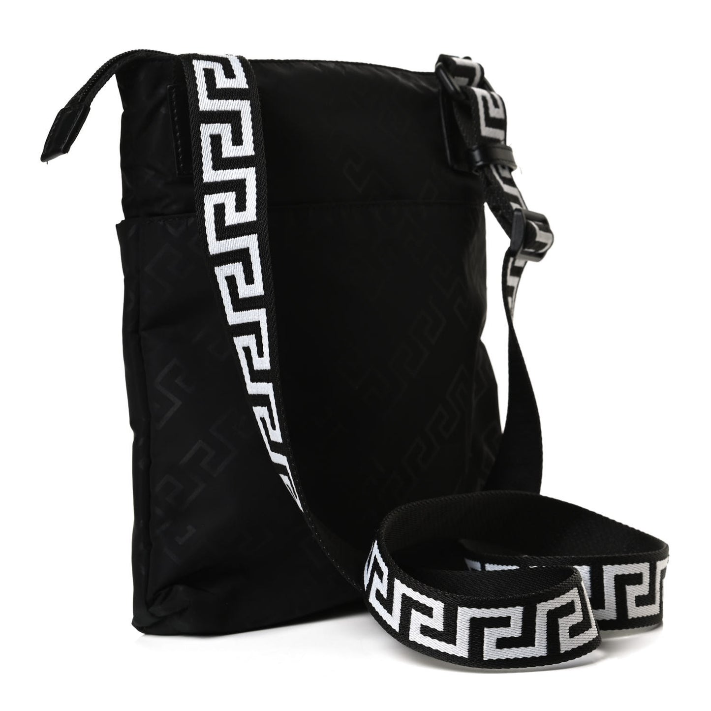Nylon Crossbody Bag Black