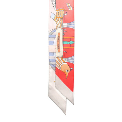 Hermes Silk Les Folies Du Ciel Twilly Grenadine Vert Multicolor 2 of 4