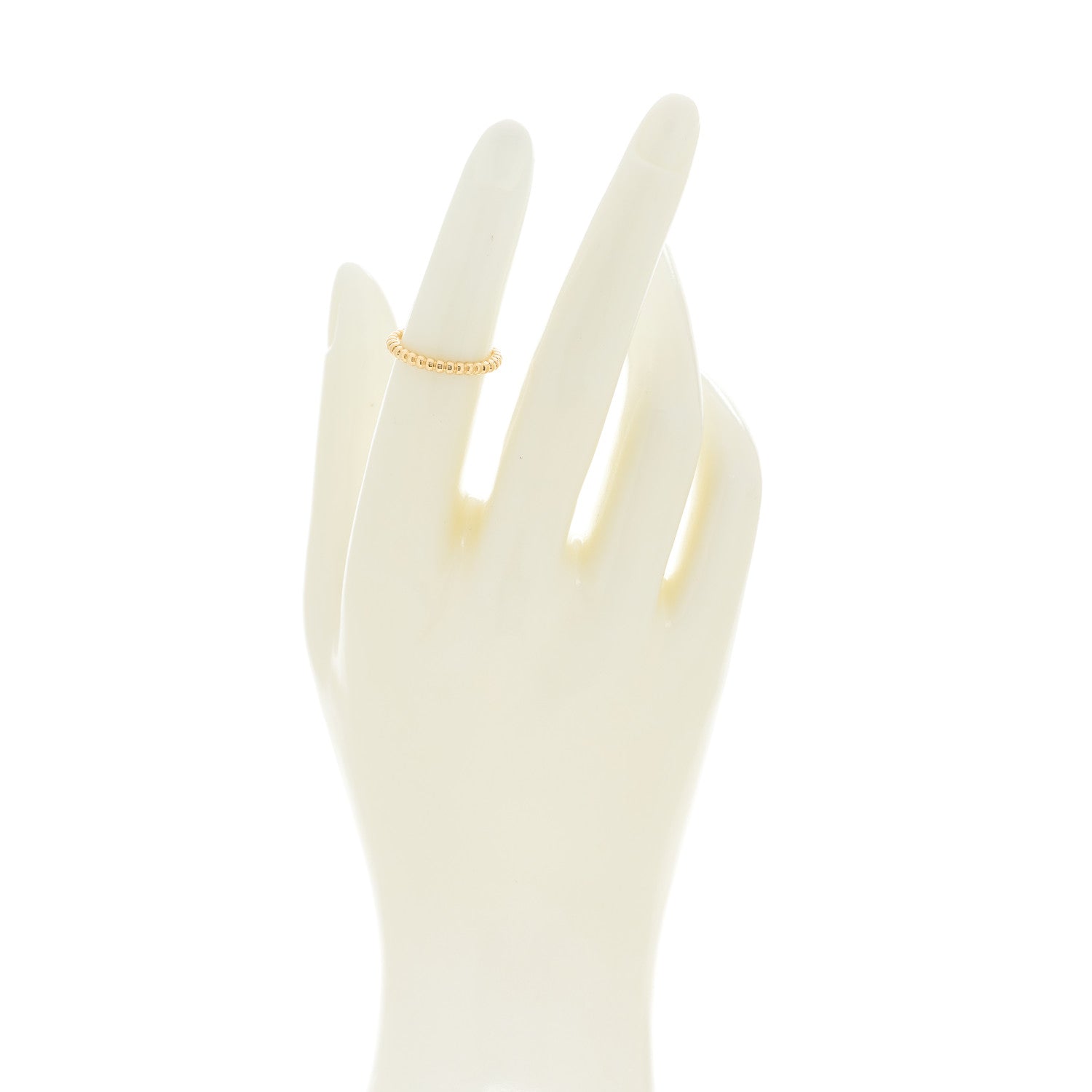 Van Cleef & Arpels 18K Yellow Gold Small Perlee Ring 49 4.75 2 of 6