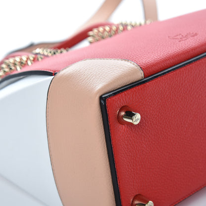 Christian Louboutin Calfskin Small Eloise Tote Fraise Poudre White 11 of 16