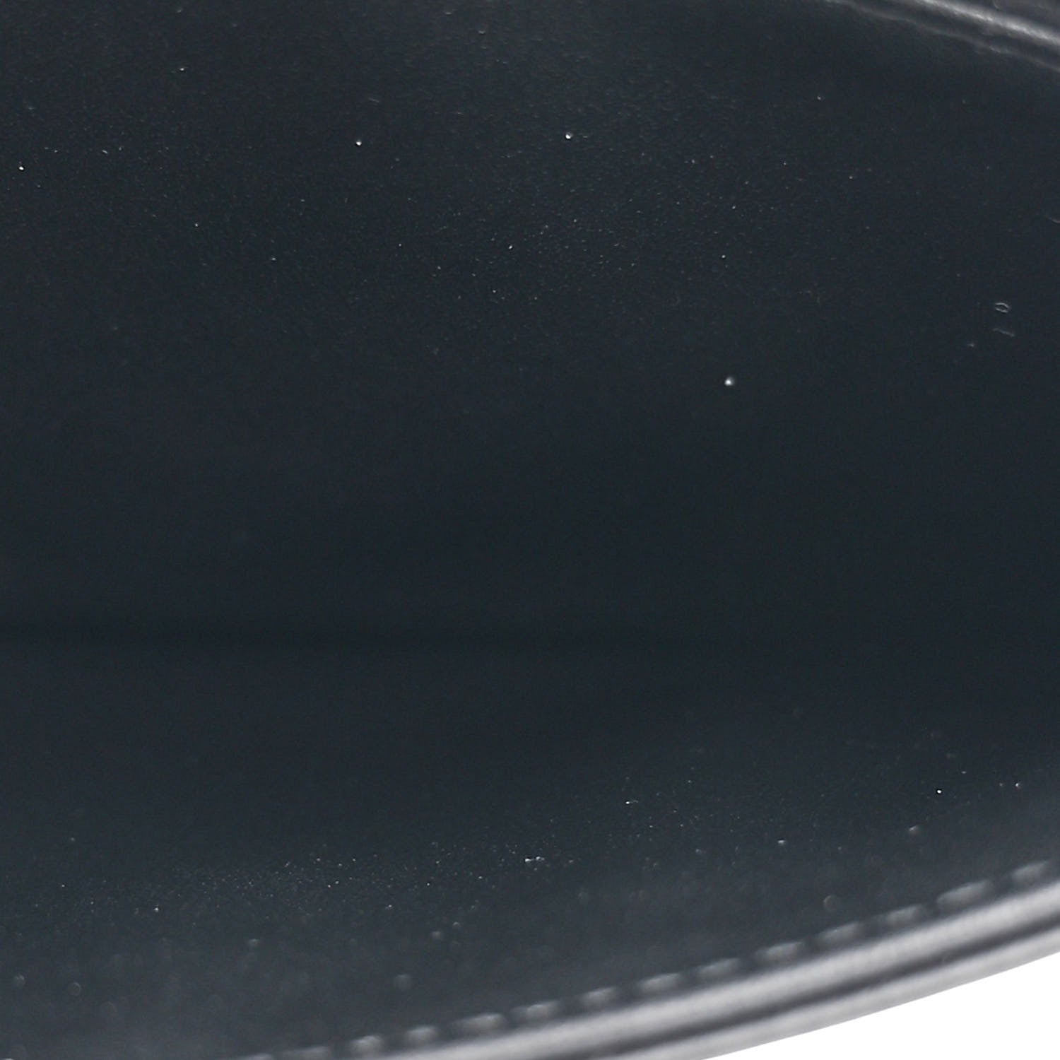 Christian Dior Calfskin Macrocannage Diamond Caro Zipped Pouch With Chain Black 6 of 11