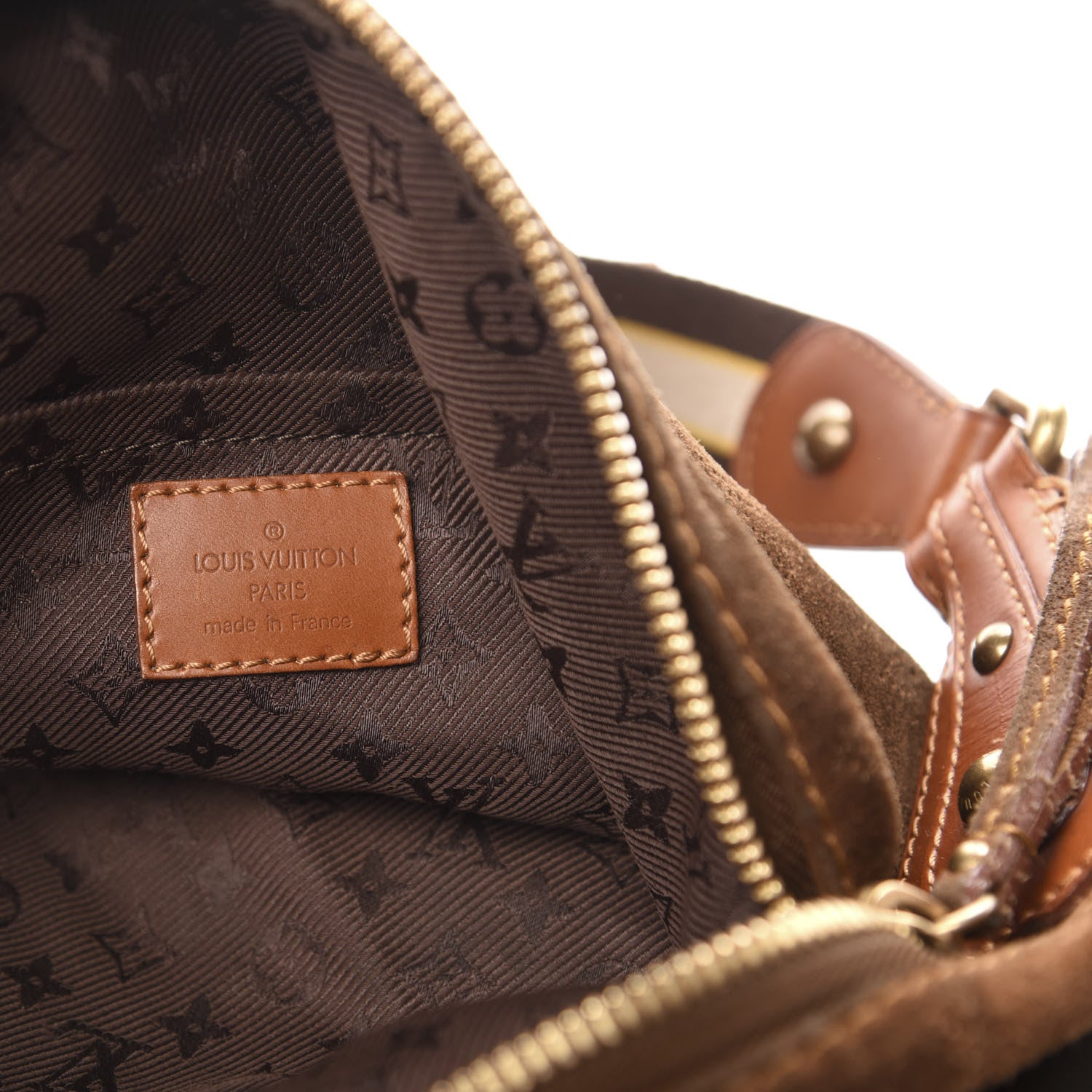 Louis Vuitton Suede Mahina Onatah GM Cacao 6 of 9