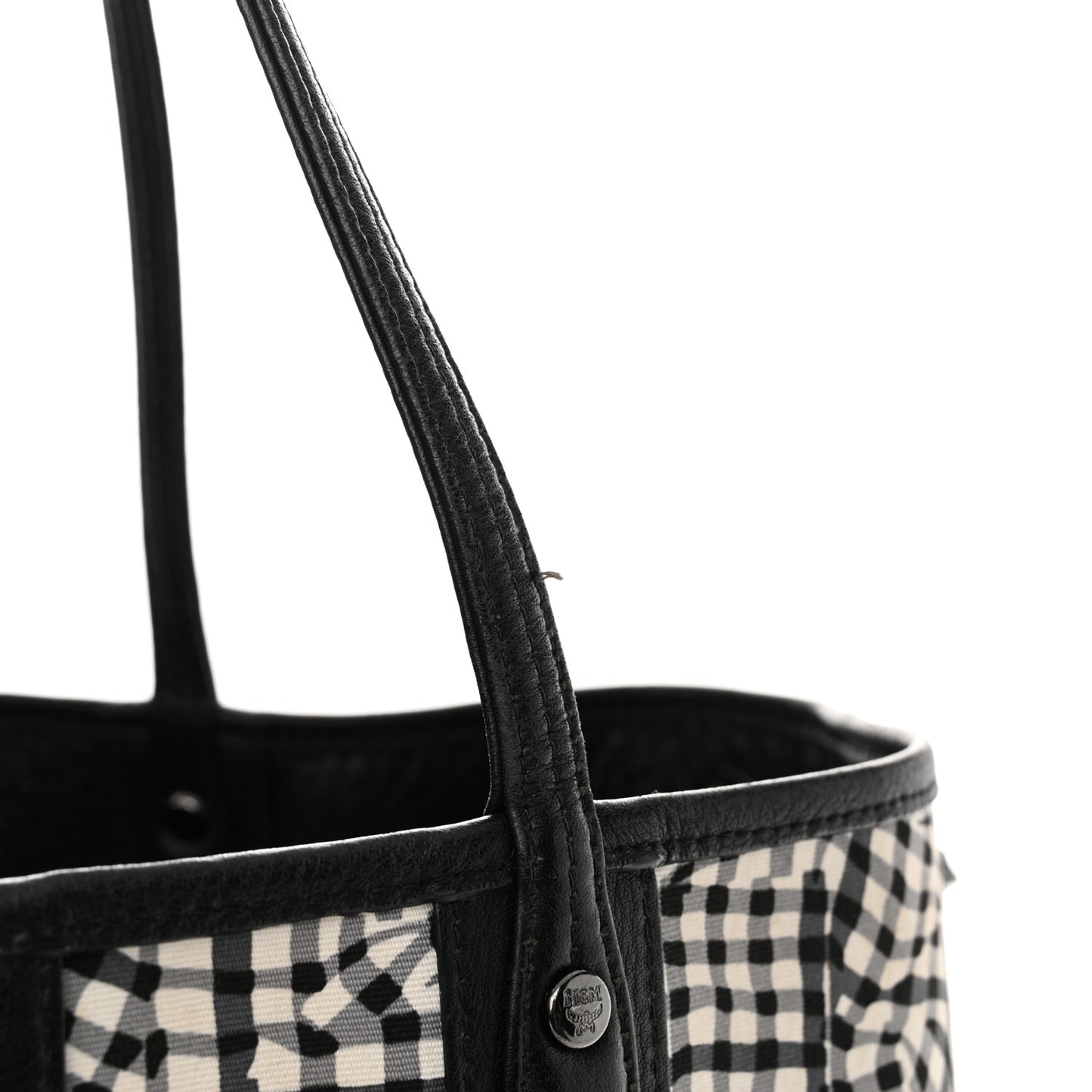 Visetos Medium Liz Reversible Shopper Tote Black
