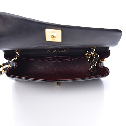 Chanel Lambskin Quilted Mini Flap Black 7 of 13