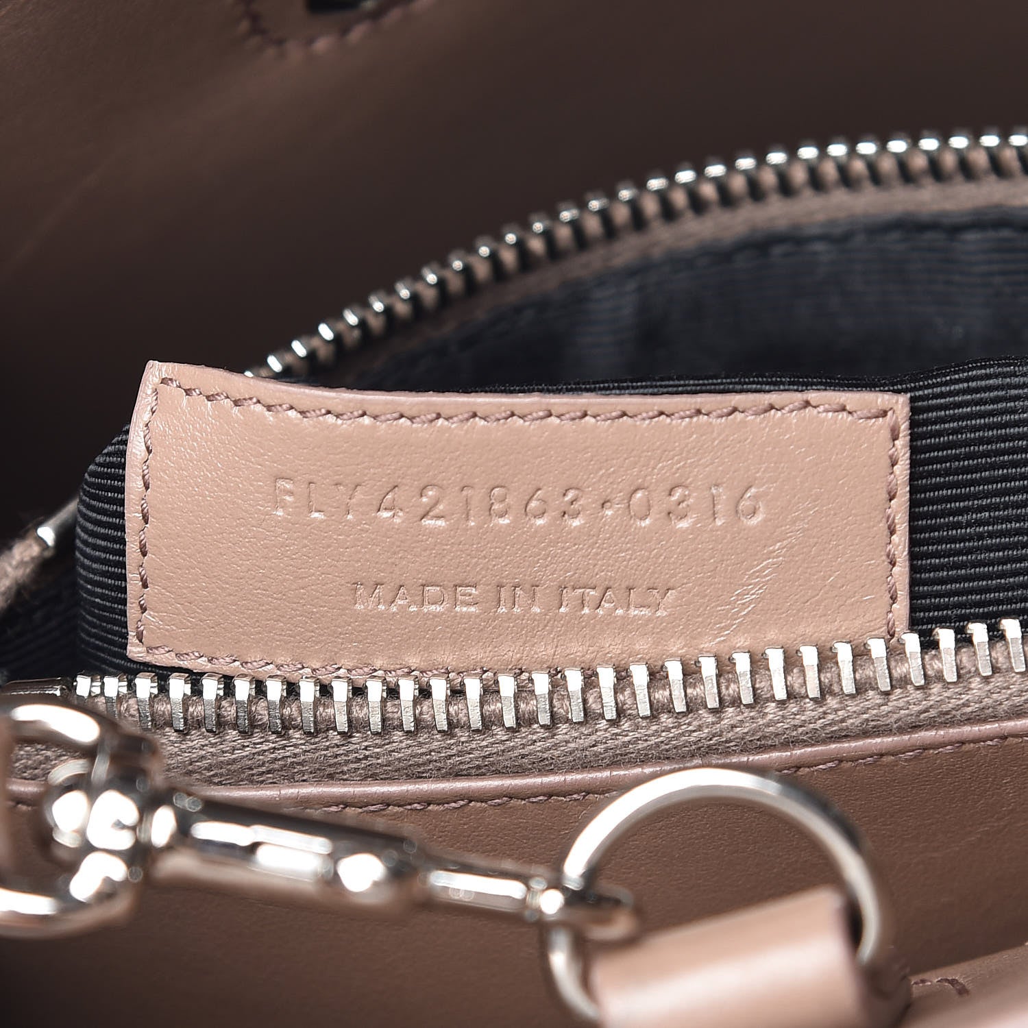 Saint Laurent Grained Calfskin Baby Sac De Jour Taupe 9 of 15