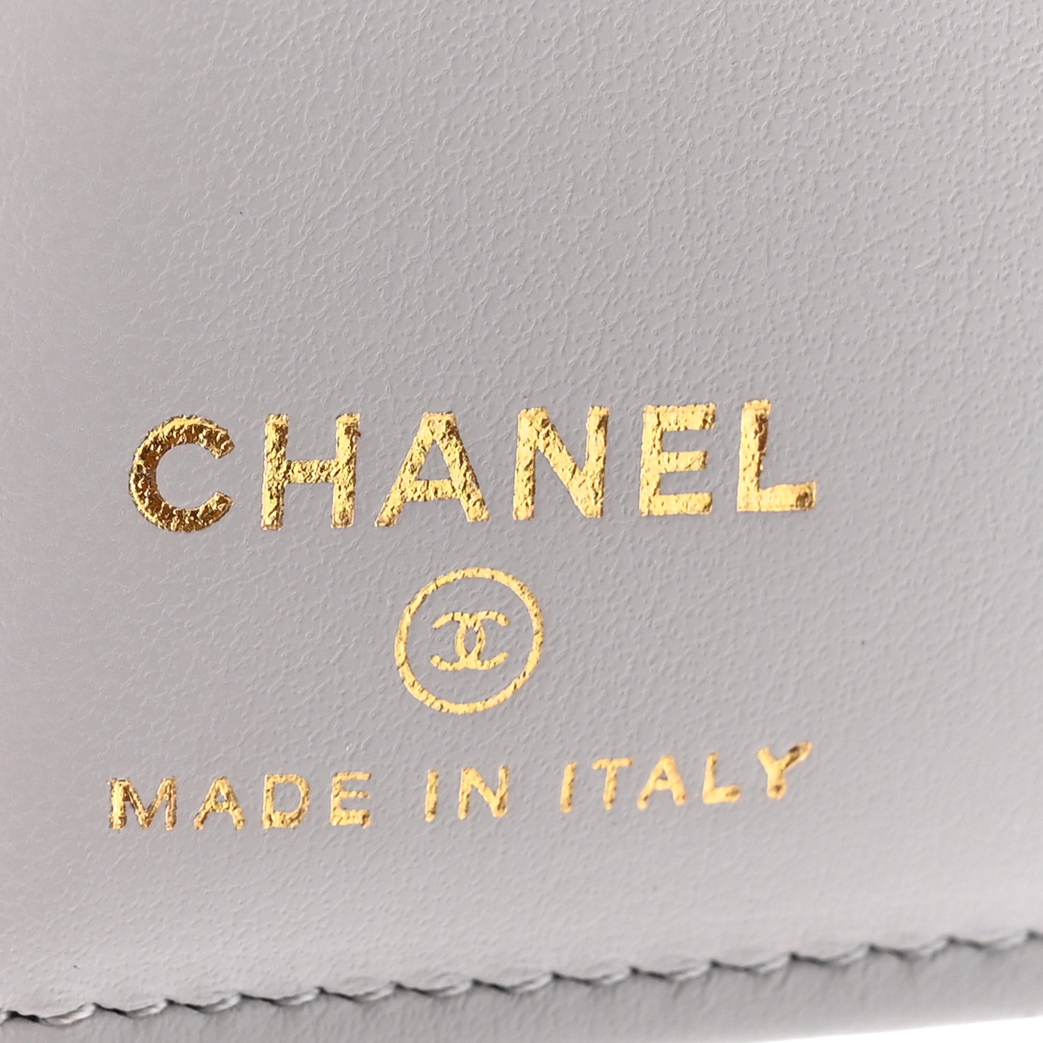 Chanel Caviar Quilted CC Passport Holder Grey 7 of 9