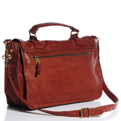 Proenza Schouler Lambskin PS1 Medium Satchel Saddle 4 of 11