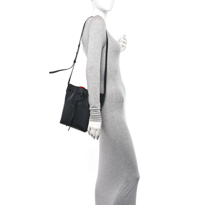 Mansur Gavriel Calfskin Mini Bucket Bag Black Flamma 2 of 12