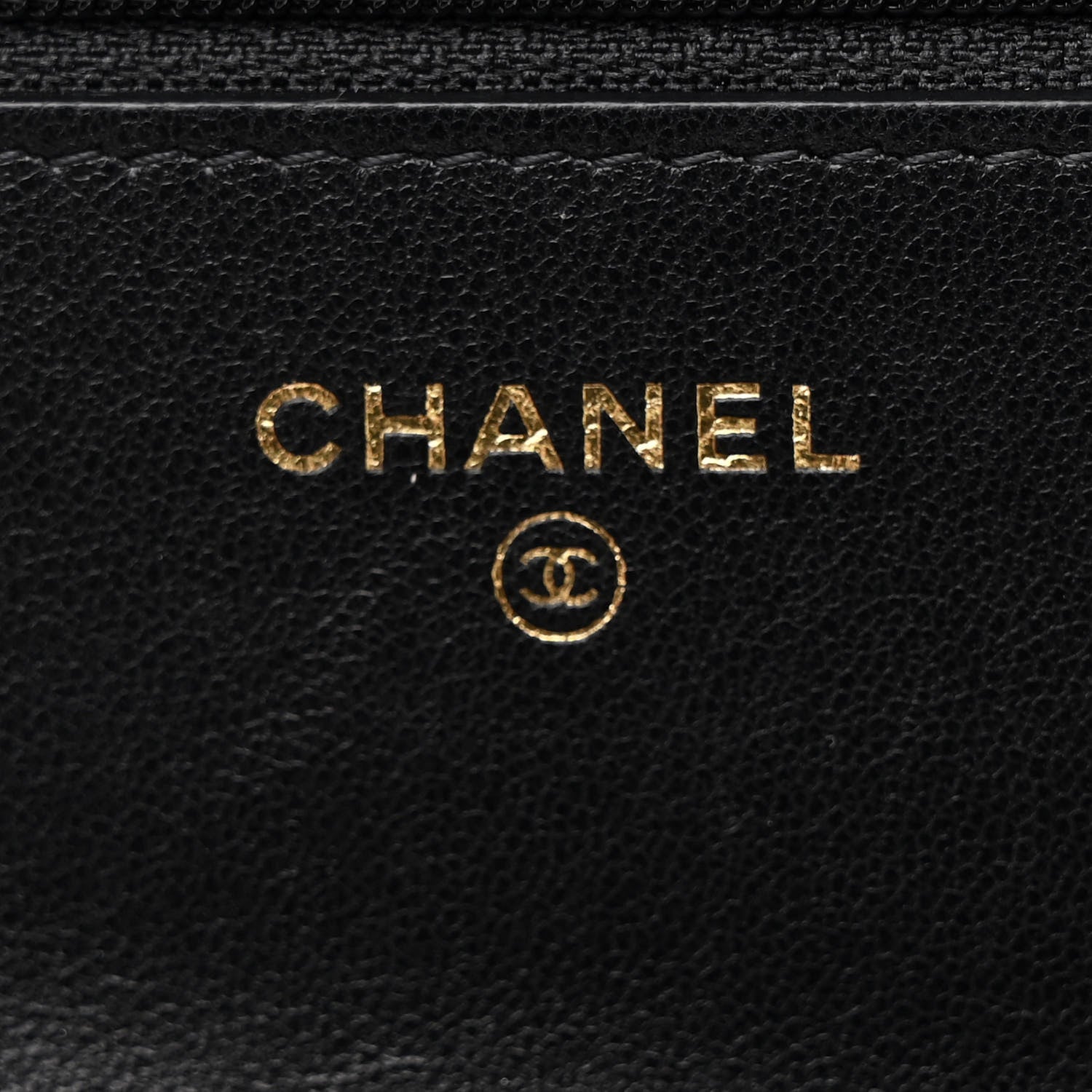 Chanel Lambskin Quilted Chanel 19 Wallet On Chain WOC Black 6 of 14