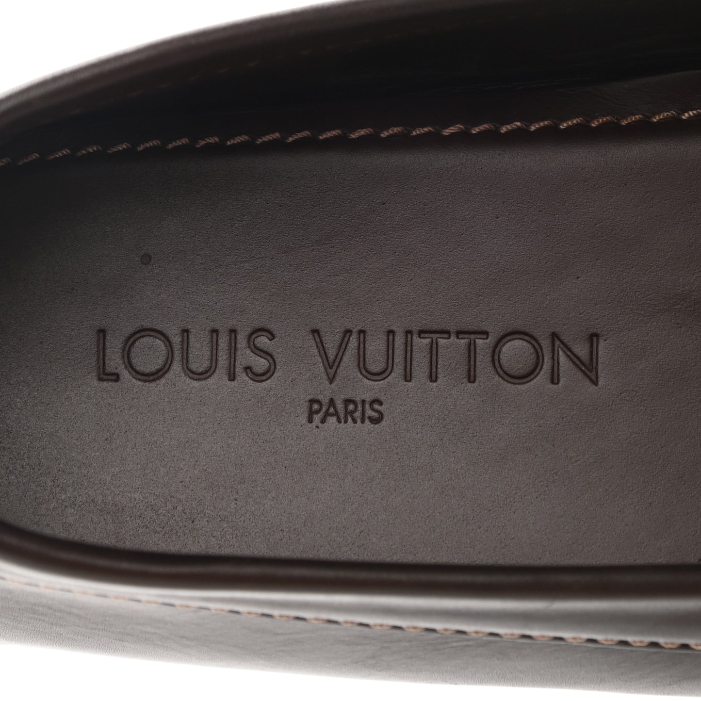 Grained Calfskin Monte Carlo Car Shoe Moccasin Loafers 10 Black
