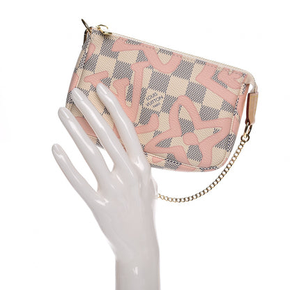 Louis Vuitton Damier Azur Tahitienne Mini Pochette Accessories 2 of 7