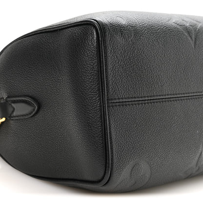 Louis Vuitton Empreinte Monogram Giant Speedy Bandouliere 25 Black 8 of 10