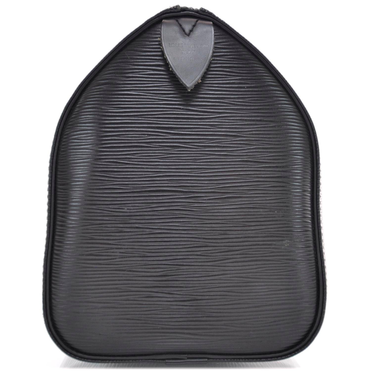 Louis Vuitton Epi Speedy 25 Black 5 of 11