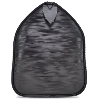 Louis Vuitton Epi Speedy 25 Black 5 of 11