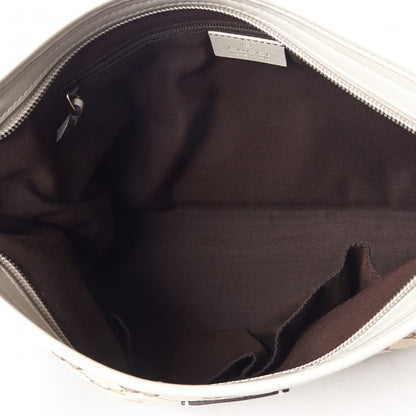 Gucci Monogram Medium Flat Messenger Bag Off White 6 of 8