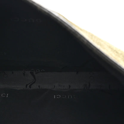 Gucci Velvet Calfskin Jackie O Hobo Black Green 5 of 10