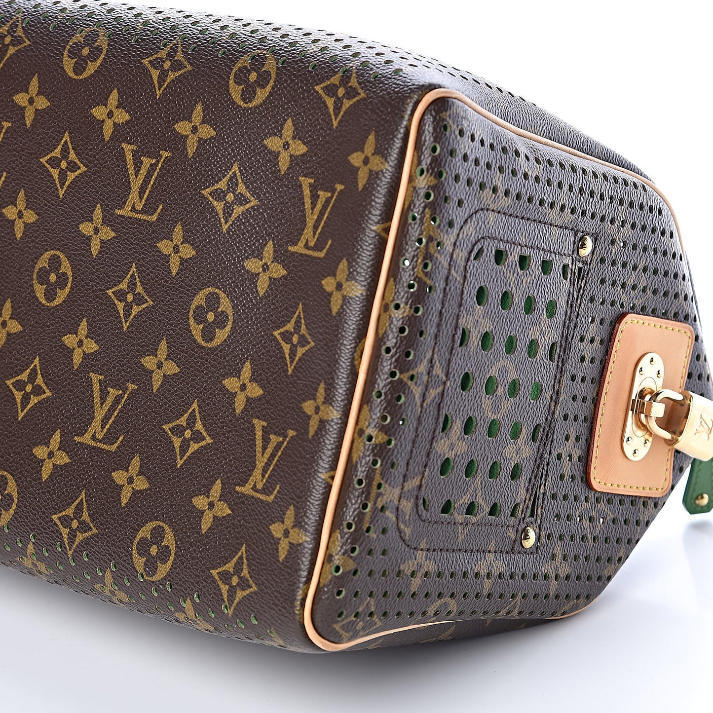 Monogram Perforated Speedy 30 Green