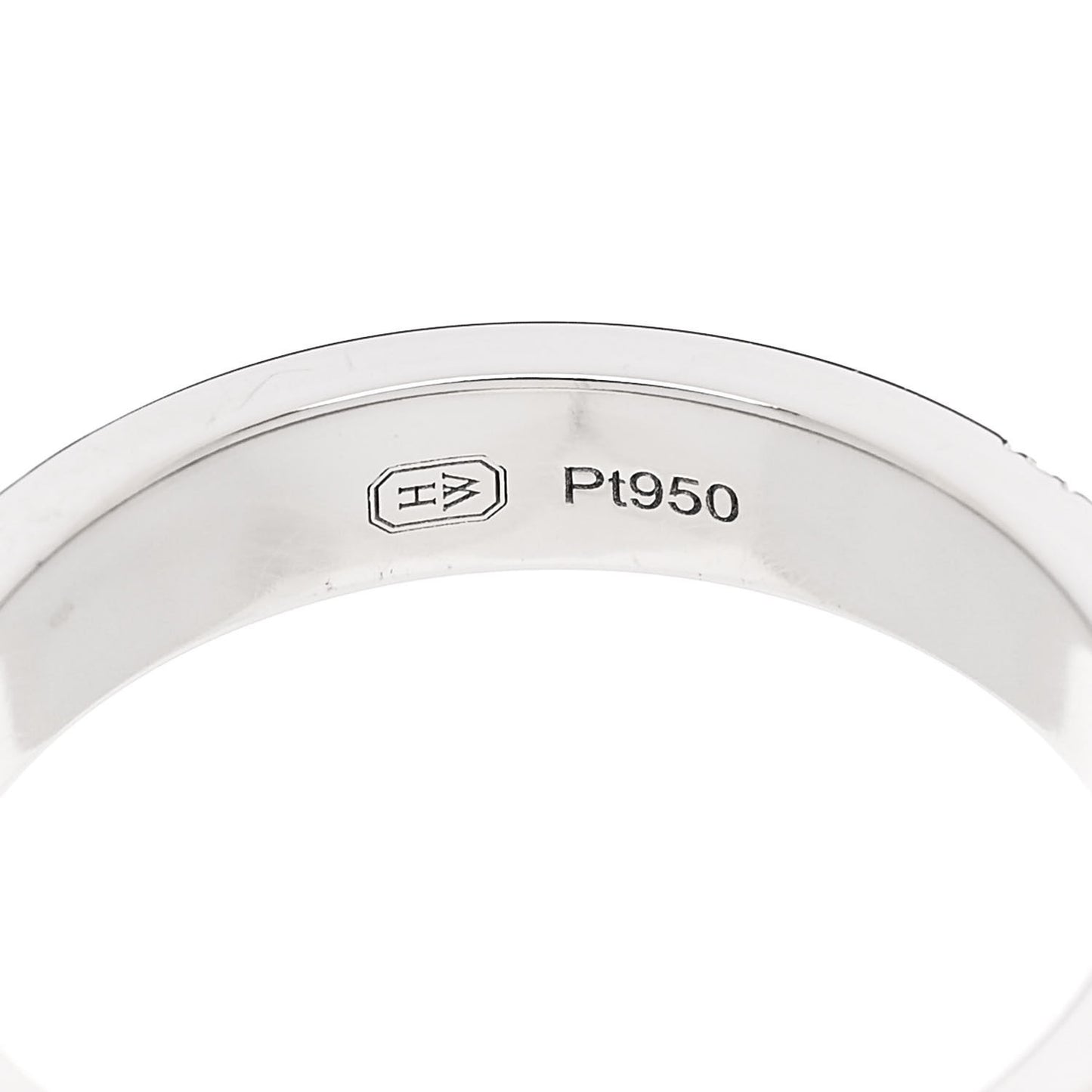 Platinum Diamond Vertical Row Wedding Band Ring 56 7.5