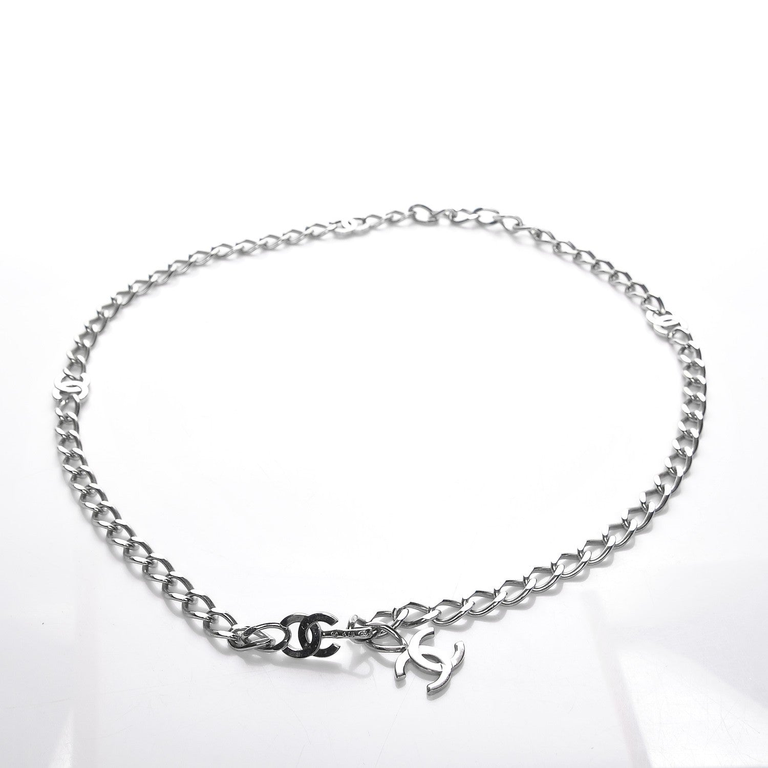 Chanel CC Chain Belt Silver 3 of 6