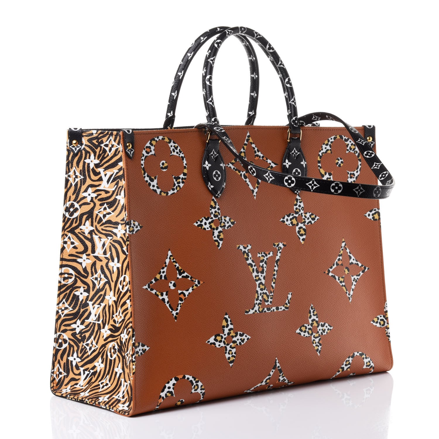 Louis Vuitton Monogram Giant Jungle Onthego GM Black 2 of 4