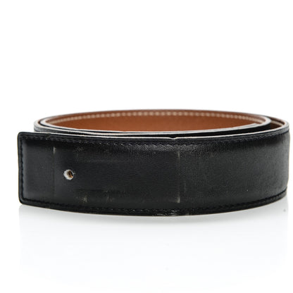 Hermes Box Epsom 32mm Belt Strap 70 Black Gold 5 of 5