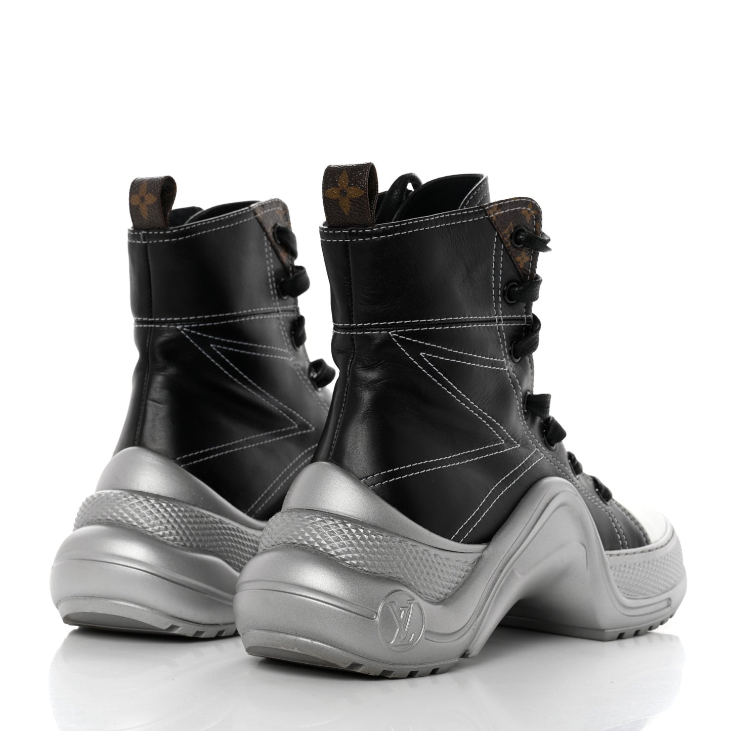 Calfskin LV Archlight Sneaker Boots 36 Black