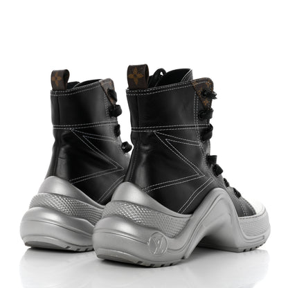 Louis Vuitton Calfskin LV Archlight Sneaker Boots 36 Black 4 of 8