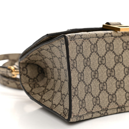 Balenciaga X GUCCI GG Supreme Monogram Small Hourglass Top Handle Bag Beige Ebony 10 of 12