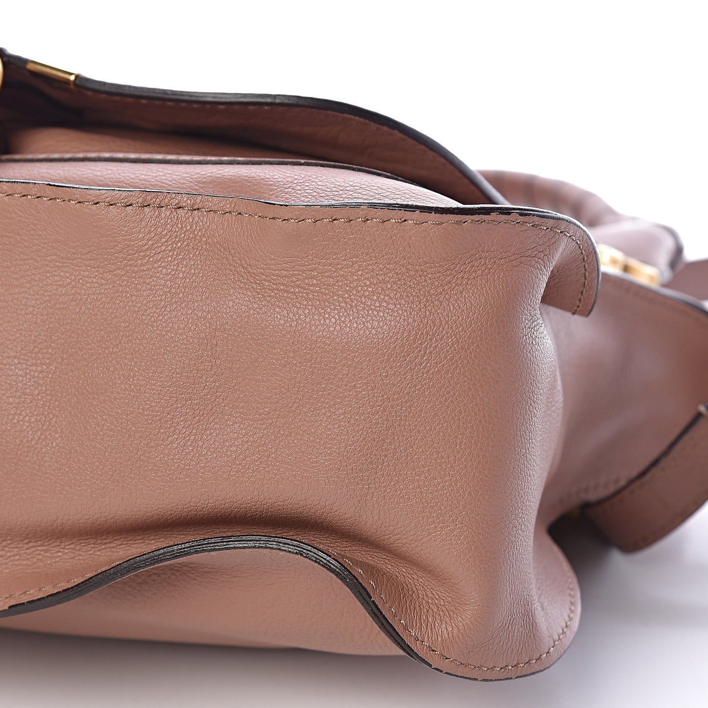 Calfskin Medium Marcie Satchel Nude