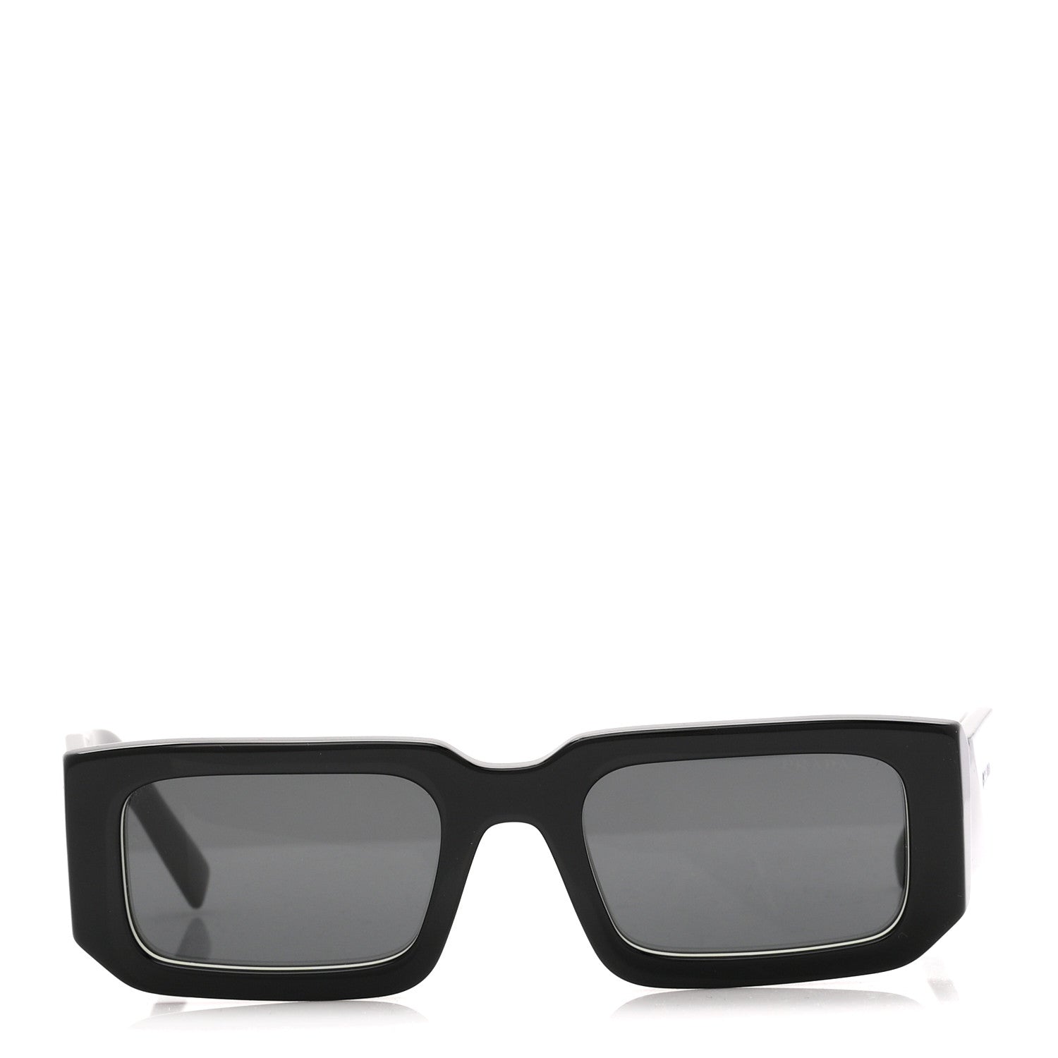 Prada Acetate Symbole Sunglasses SPR 06Y Black 2 of 8