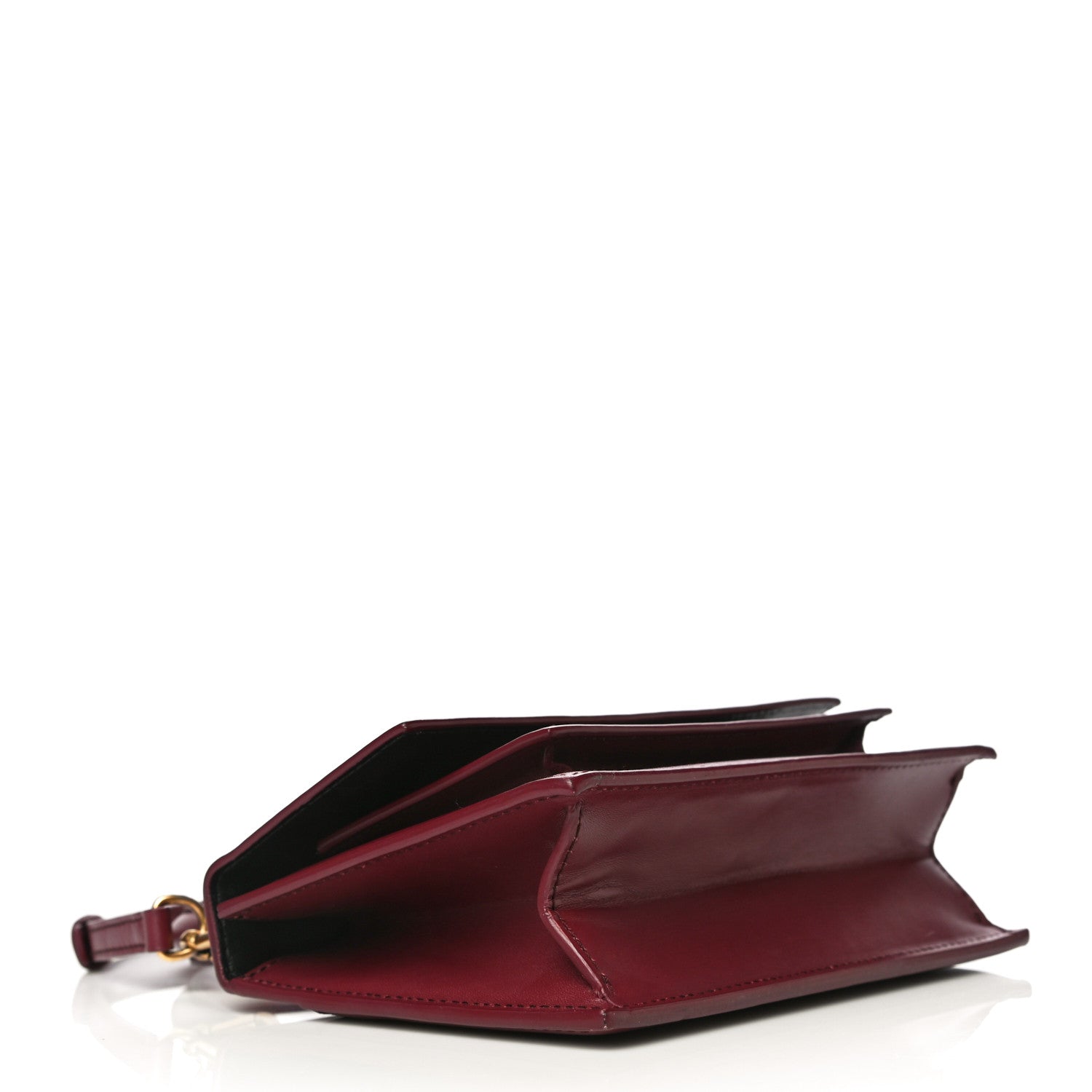 Balenciaga Box Calfskin XS Sharp Top Handle Bag Burgundy 4 of 29