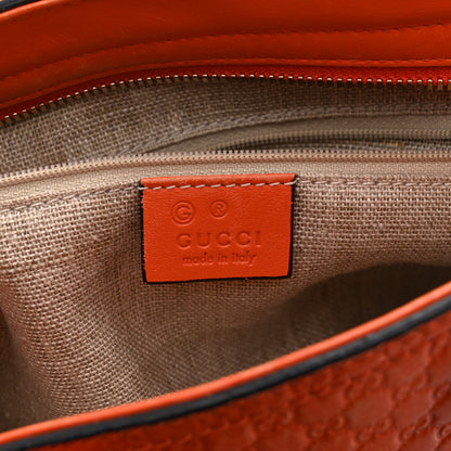 Gucci Microguccissima Small Bree Tote Sun Orange 6 of 20