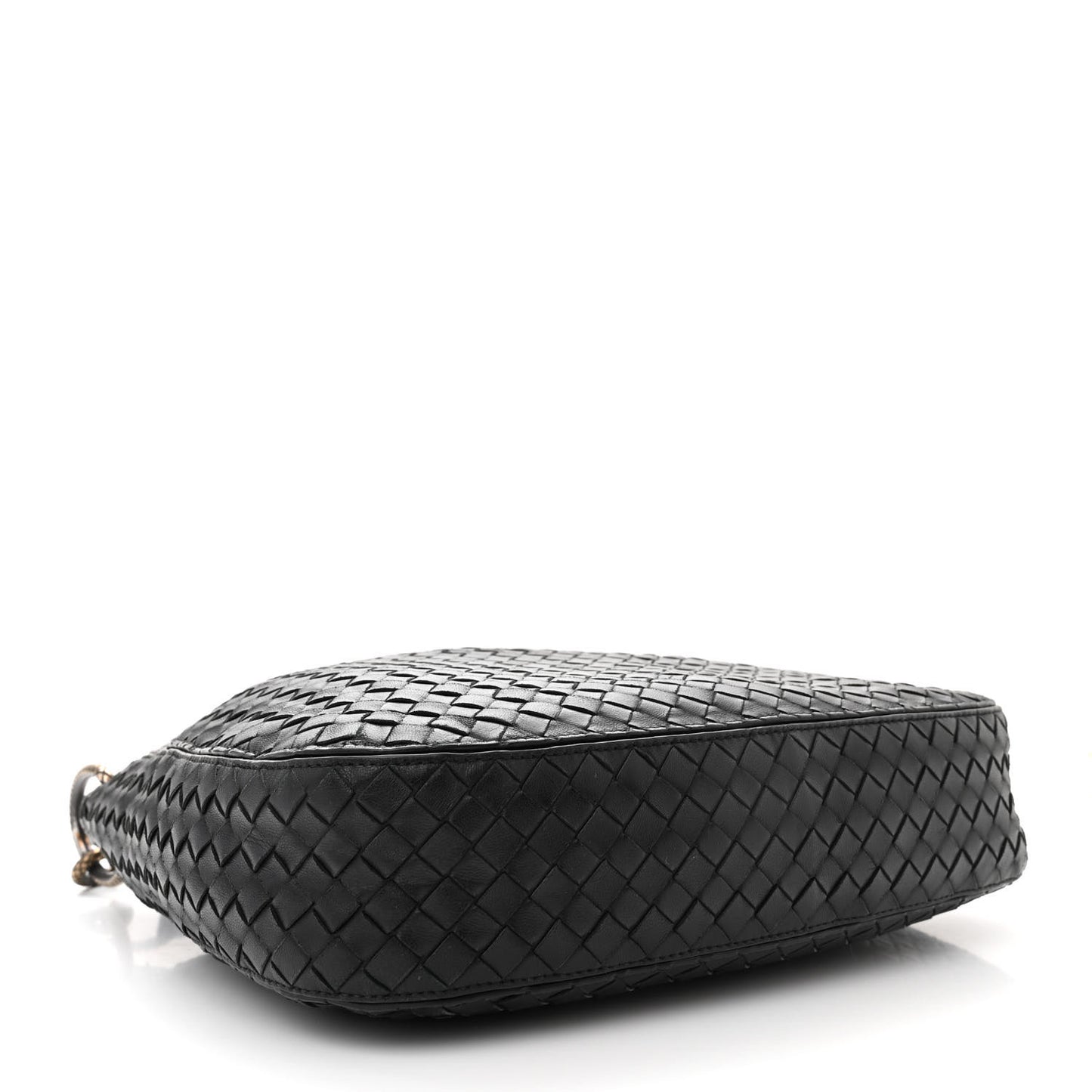 BOTTEGA VENETA Nappa Intrecciato Small Loop Ebano