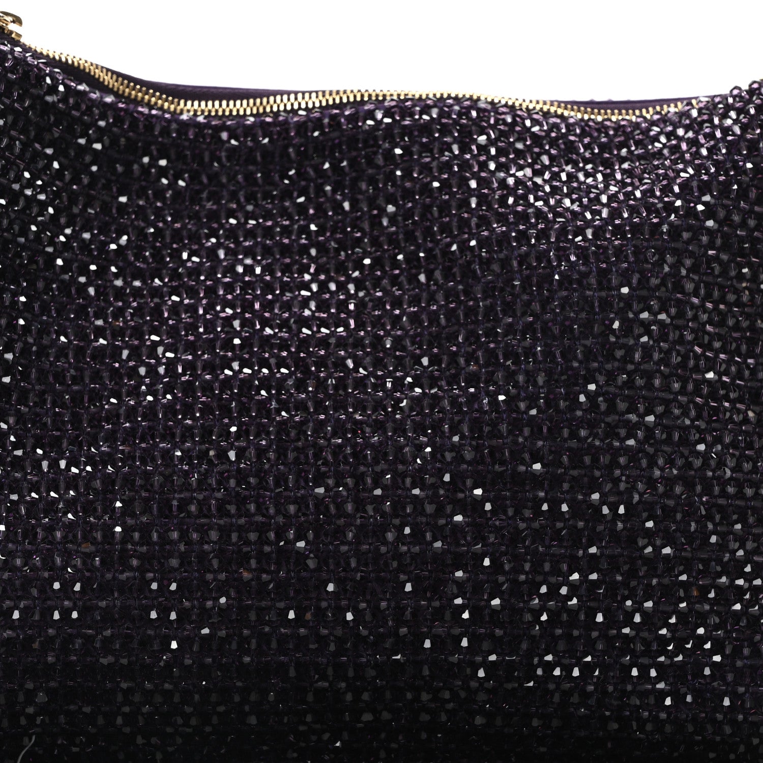 Jimmy Choo Satin Bead Embellished Callie Fringe Tassel Chain Evening Bag Cassis 7 of 9