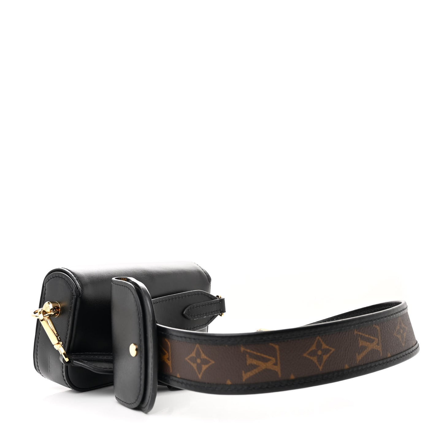 Calfskin Monogram Officier Pouch Black