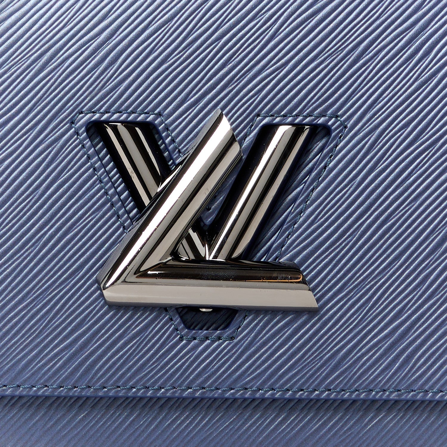 Louis Vuitton Epi Twist Shoulder Bag MM Indigo 8 of 12