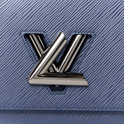 Louis Vuitton Epi Twist Shoulder Bag MM Indigo 8 of 12