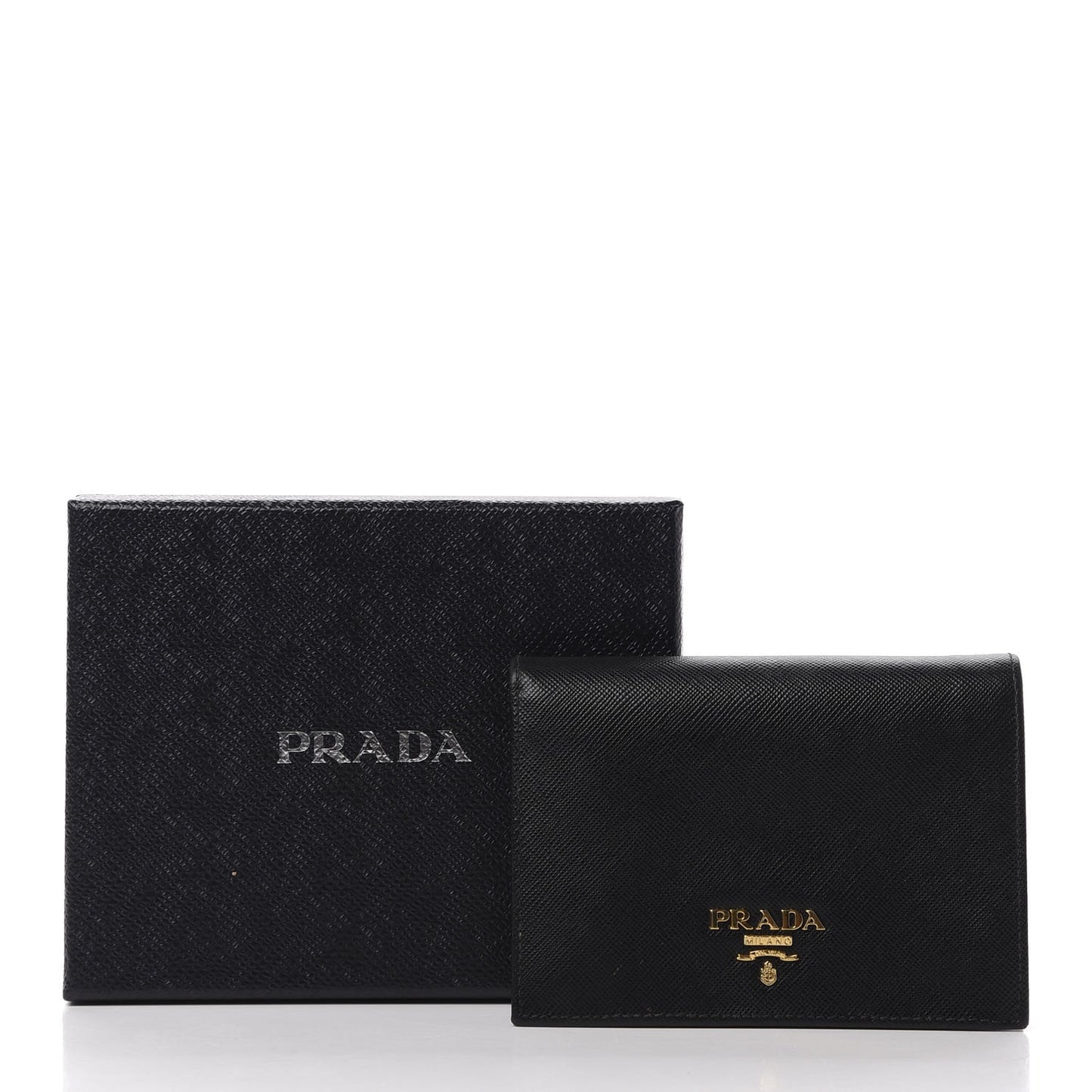 Saffiano Oro Wallet Black